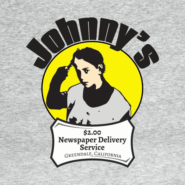 Better Off Dead Newspaper Boy Johnny Delivery Service by fredooch